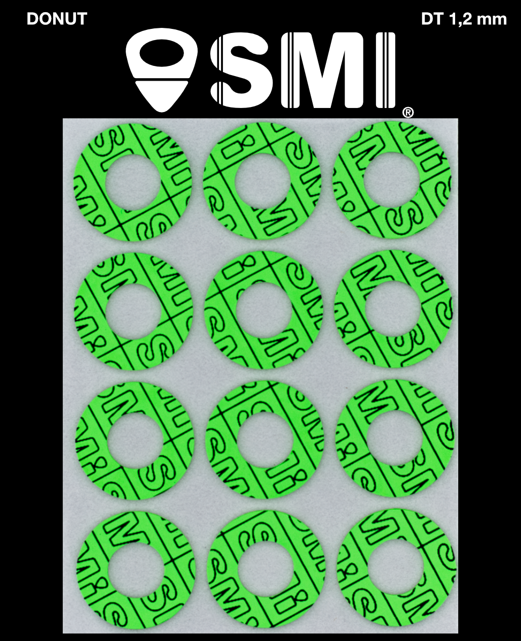SMI PlecPads - Gecko Grips - Dry Touch - 1,2 mm - Donut