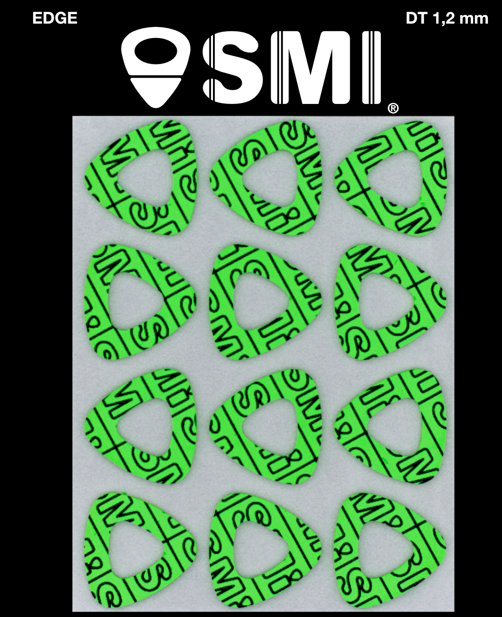 SMI PlecPads - Gecko Grips - Dry Touch - 1,2 mm - Edge