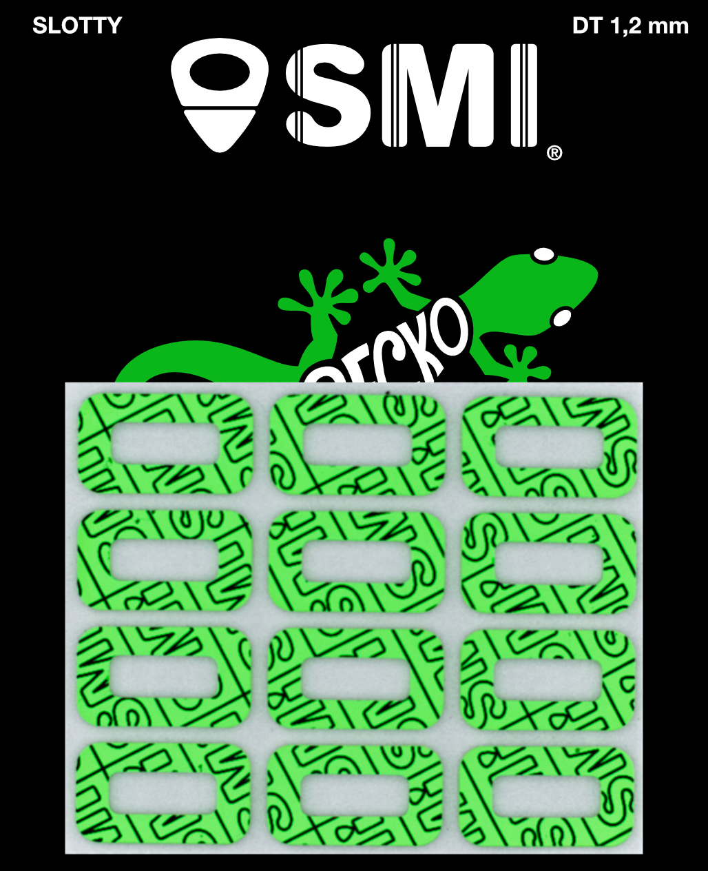 SMI PlecPads - Gecko Grips - Dry Touch - 1,2 mm - Slotty