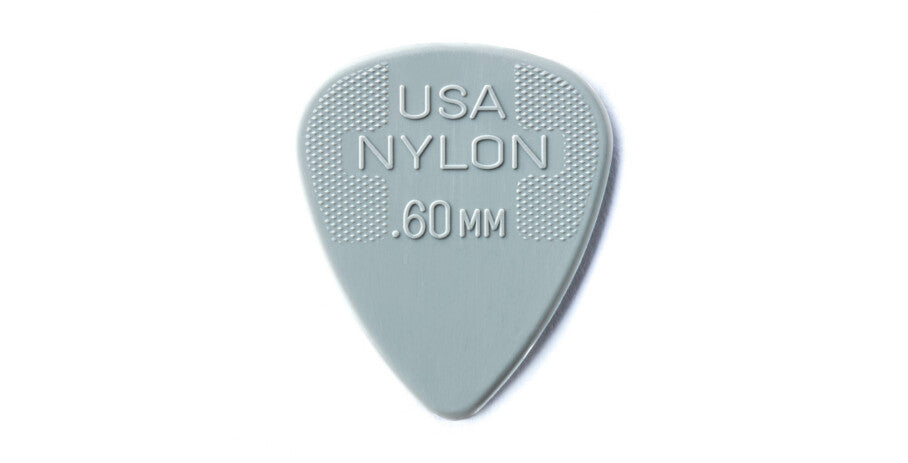 Dunlop Nylon Standard Guitar Pick - 0,60 mm - 12 Stück