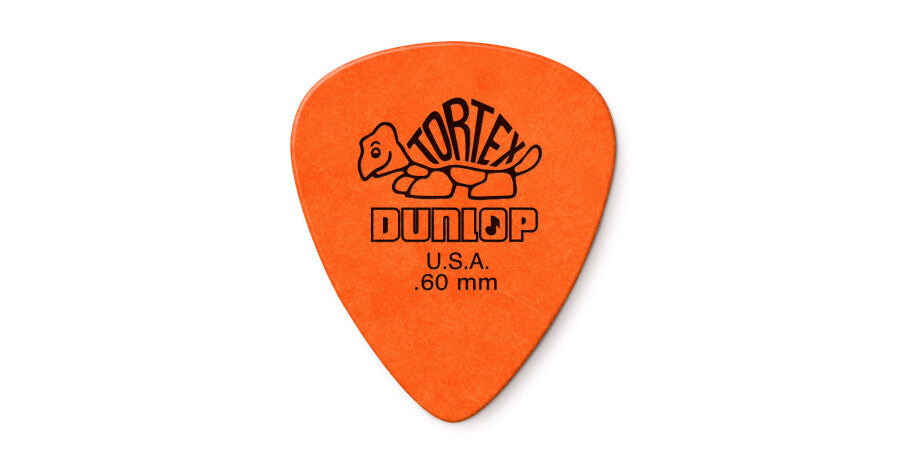 Dunlop Tortex Standard Guitar Pick - 0,60 mm - 12 Stück