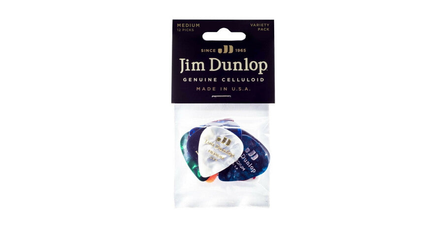 Dunlop Genuine Celluloid Pick Variety Player's Pack Medium